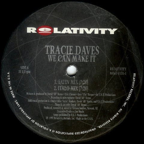 Tracie Daves - We Can Make It Vinyl - Vinyl Record
