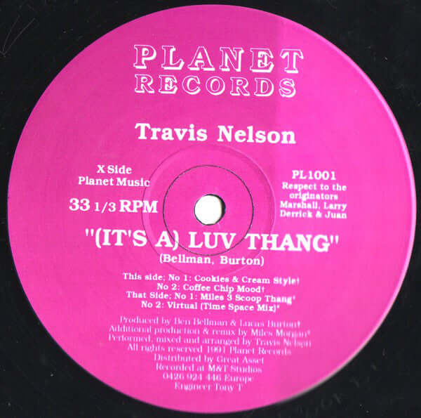 Travis Nelson - (It's A) Luv Thang Vinyl