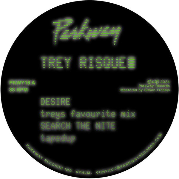 Trey Risque - Desire / Search The Nite Vinyl