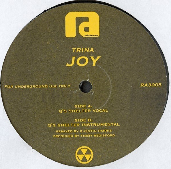 Trina Broussard - Joy (Q's Shelter Remix) Vinyl