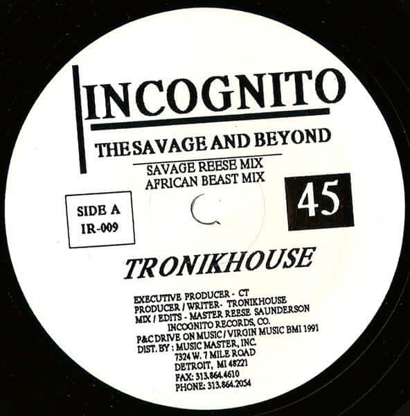 Tronikhouse - The Savage And Beyond Vinyl