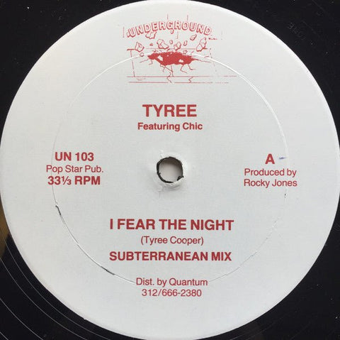 Tyree Featuring Chic - I Fear The Night Vinyl - Vinyl Record
