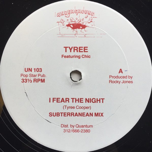 Tyree Featuring Chic - I Fear The Night Vinyl