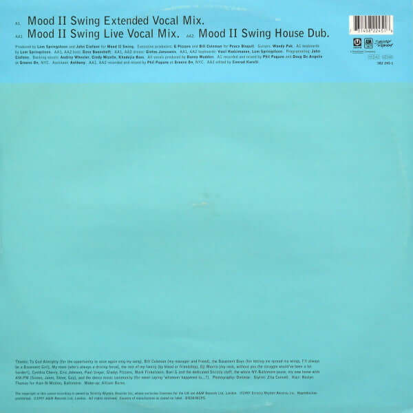 Ultra Naté - Free (The Mood II Swing Mixes) Vinyl