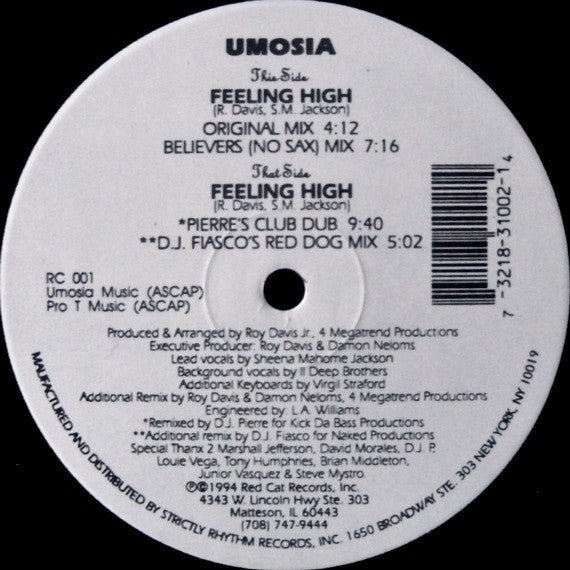 Umosia - Feeling High Vinyl