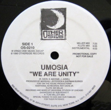Umosia - We Are Unity Vinyl