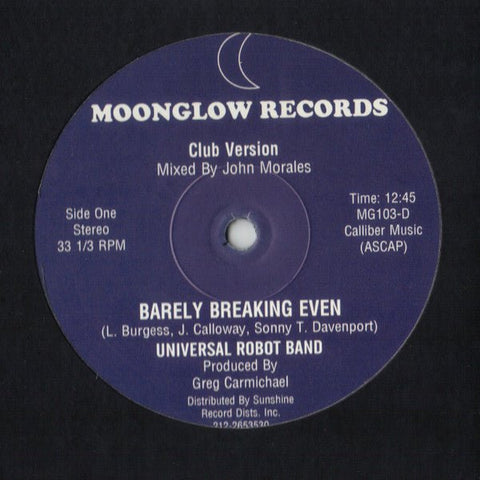 Universal Robot Band - Barely Breaking Even Vinyl - Vinyl Record