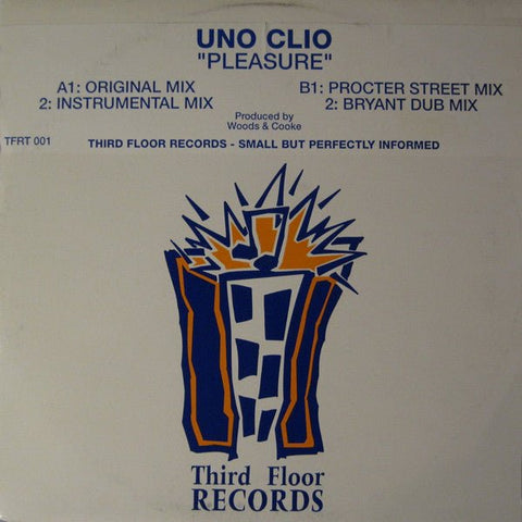 Uno Clio - Pleasure Vinyl - Vinyl Record
