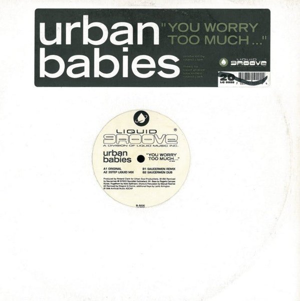 Urban Babies - You Worry Too Much ... Vinyl