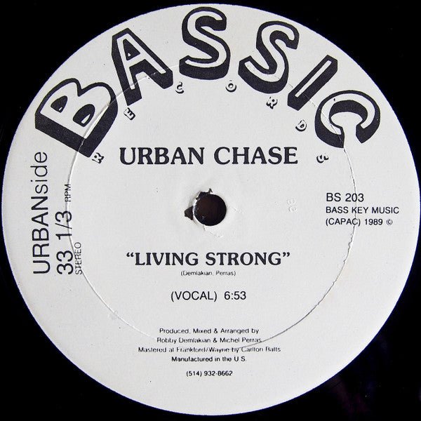 Urban Chase - Living Strong Vinyl