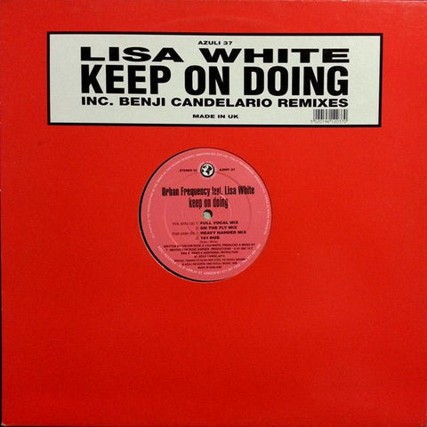 Urban Frequency Feat. Lisa White - Keep On Doing Vinyl - Vinyl Record