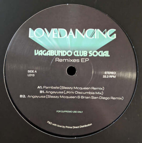 Vagabundo Club Social - Pambele Remixes Vinyl - Vinyl Record