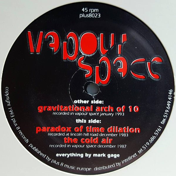Vapourspace - Gravitational Arch Of 10 Vinyl