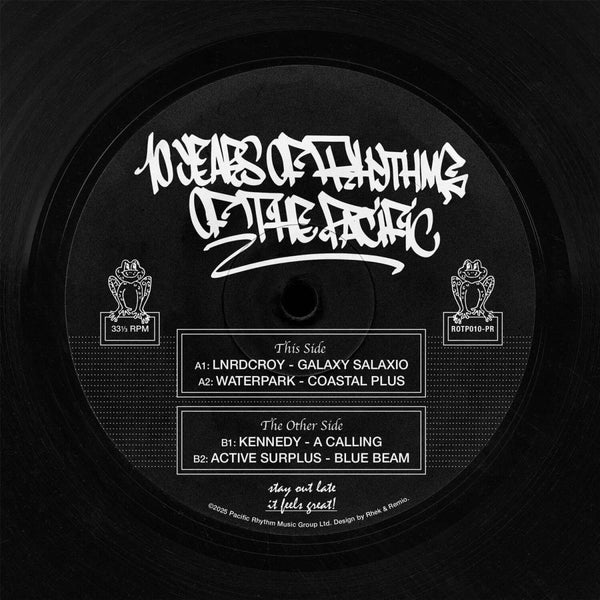 Various - 10 Years Of Rhythms Of The Pacific Sampler Vinyl