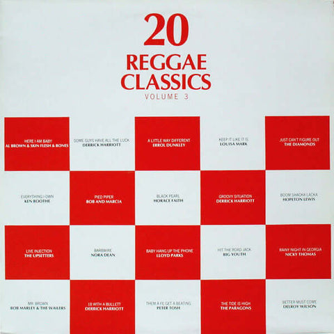 Various - 20 Reggae Classics Volume 3 Vinyl - Vinyl Record