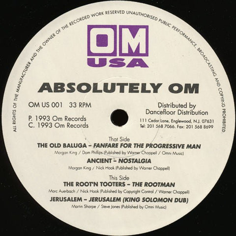 Various - Absolutely Om Vinyl - Vinyl Record