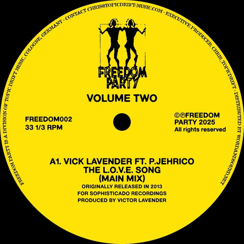 Various - Freedom Party Vol 2 Vinyl - Vinyl Record