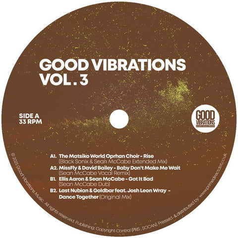 Various - Good Vibrations, Vol. 3 Vinyl - Vinyl Record