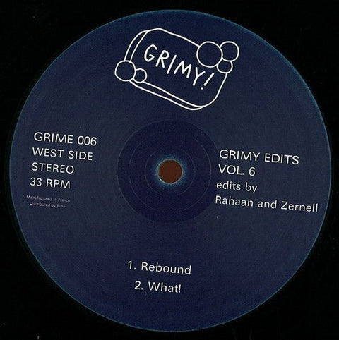 Various - Grimy Edits Vol. 6 Vinyl - Vinyl Record