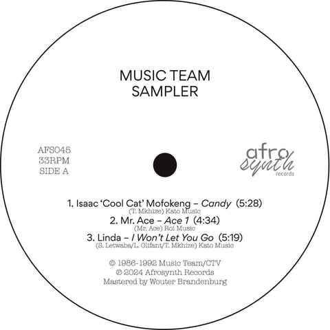 Various - Music Team Sampler Vinyl - Vinyl Record