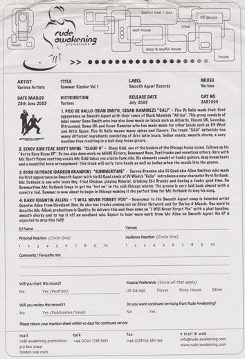 Various - Summer Sizzler Vol. 1 Vinyl