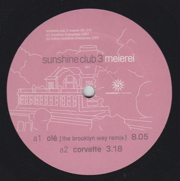 Various - Sunshine Club 3 Meierei EP Vinyl