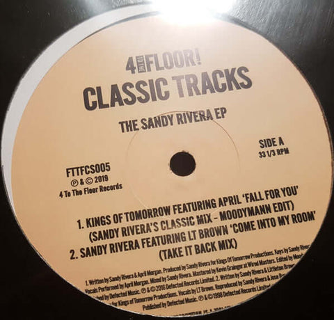 Various - The Sandy Rivera EP (Moodymann Edit) Vinyl - Vinyl Record