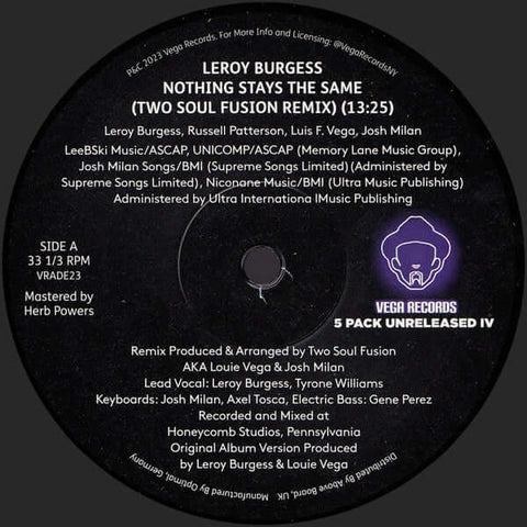 Various - Vega Records 5 Pack Unreleased IV Vinyl - Vinyl Record