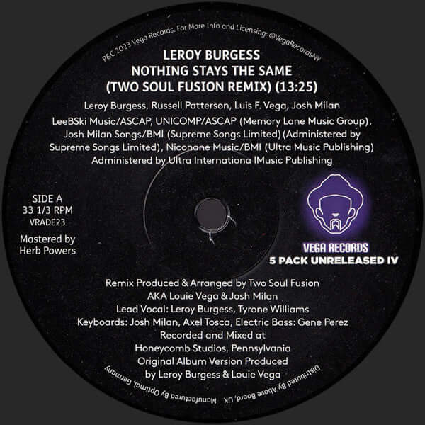 Various - Vega Records 5 Pack Unreleased IV Vinyl