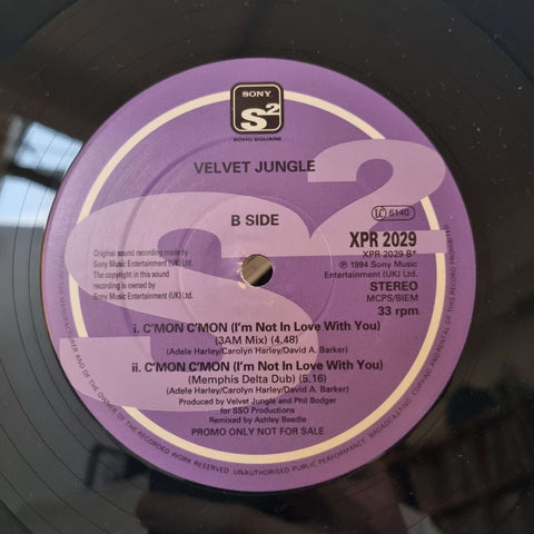 Velvet Jungle - C'mon C'mon (I'm Not In Love With You) Vinyl - Vinyl Record