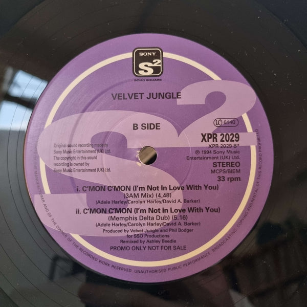 Velvet Jungle - C'mon C'mon (I'm Not In Love With You) Vinyl