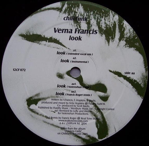 Verna Francis - Look Vinyl - Vinyl Record