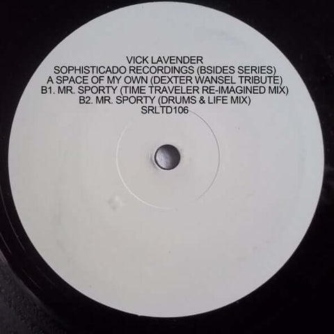 Vick Lavender - A Space Of My Own Vinyl - Vinyl Record