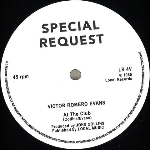 Victor Romero Evans / The Detonators - At The Club / Lift Off Vinyl - Vinyl Record