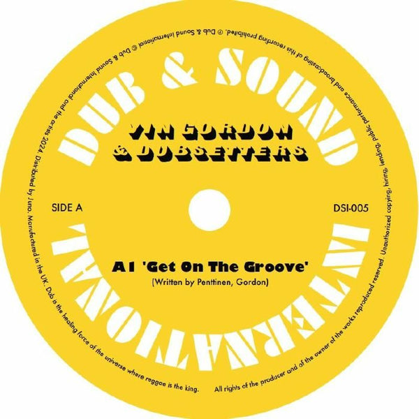 Vin Gordon / Dubsetters - Get On The Groove Vinyl