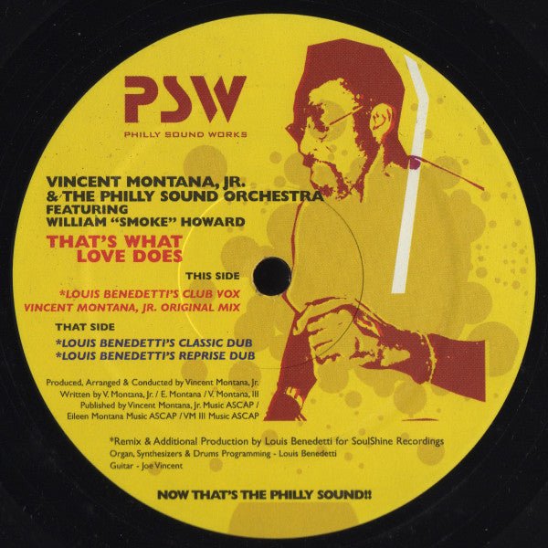 Vincent Montana, Jr. & The Philly Sound Orchestra Featuring William "Smoke" Howard - That's What Love Does Vinyl