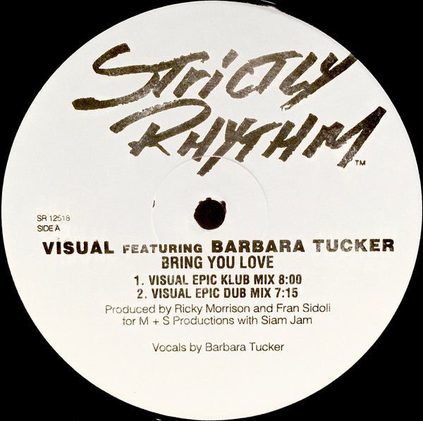 Visual Featuring Barbara Tucker - Bring You Love Vinyl