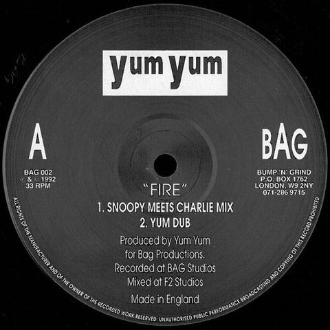 Yum Yum - Fire Vinyl - Vinyl Record