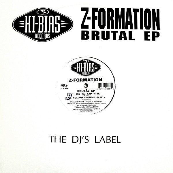 Z - Formation - Brutal EP Vinyl