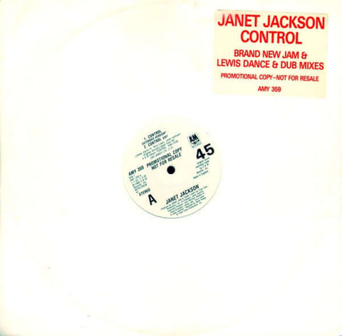 Janet Jackson - Control - Janet Jackson : Control (12", Promo) is available for sale at our shop at a great price. We have a huge collection of Vinyl's, CD's, Cassettes & other formats available for sale for music lovers - A&M Records - A&M Records - A&M - Vinyl Record
