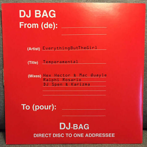 Everything But The Girl - Temperamental - Vinyl Record