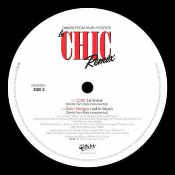 Chic / Sister Sledge - Le Freak / Lost In Music (Dimitri From Paris Mixes) - Chic / Sister Sledge - Le Freak / Lost In Music (Dimitri From Paris Mixes) - Rarely does an artist pay homage to the classics like Dimitri From Paris... - Glitterbox - Glitterbox Vinly Record