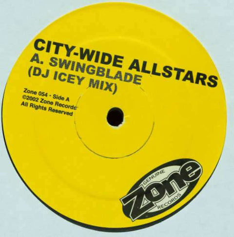 City-Wide Allstars - Swingblade / Love Me - City-Wide Allstars : Swingblade / Love Me (12") is available for sale at our shop at a great price. We have a huge collection of Vinyl's, CD's, Cassettes & other formats available for sale for music lovers - Zon - Vinyl Record