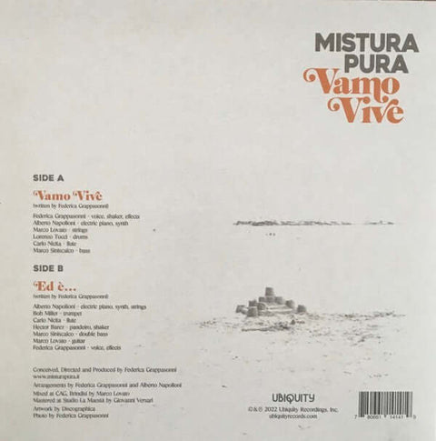 Mistura Pura - Vamo Vive - Mistura Pura : Vamo Vive (7") is available for sale at our shop at a great price. We have a huge collection of Vinyl's, CD's, Cassettes & other formats available for sale for music lovers - Ubiquity - Ubiquity - Ubiquity - Mistu - Vinyl Record