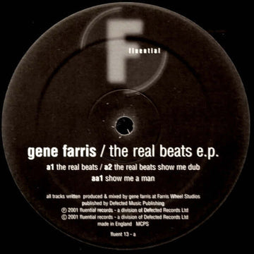 Gene Farris - The Real Beats E.P. - Gene Farris : The Real Beats E.P. (12