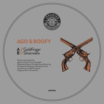 Ago & Boofy - Goldfinger / Silverware - Artists Ago, Boofy Genre Dubstep, Bass Release Date March 11, 2022 Cat No. IMRV032 Format 12