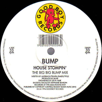 Bump - House Stompin' - Bump : House Stompin' (12