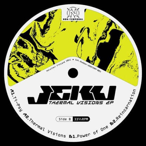 Jeku - Thermal Visions EP (Vinyl) - Jeku - Thermal Visions EP (Vinyl) - Jeku is back again with the third release of his label. 4 tracks beautifully crafted dancefloor tools for all situations. Well-spaced trance-influenced melodies paired with driving dr - Vinyl Record