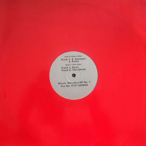 Movin' Melodies - EP No. 1 - Vinyl Record