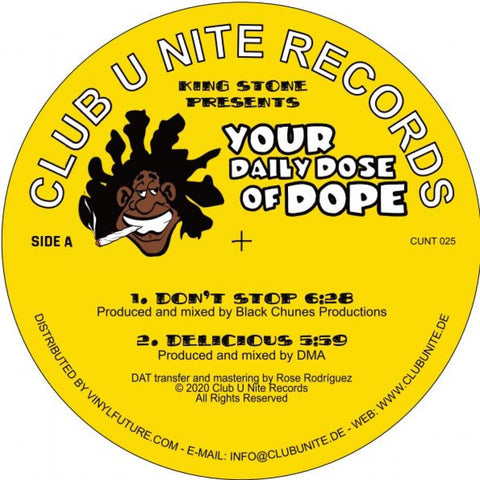 Various Artists - Your Daily Dose Of Dope - Artists Various Genre Deep House Release Date 17 December 2021 Cat No. CUNT025 Format 12" Vinyl - Club U Nite - Club U Nite - Club U Nite - Club U Nite - Vinyl Record